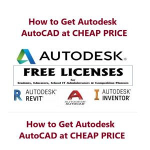 How to Get Autodesk AutoCAD at CHEAP PRICE